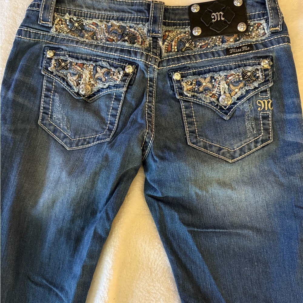 Miss Me Blue Embellished Women's Jeans